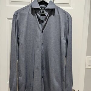 Boss Performance Sharp Fit Shirt in navy blue